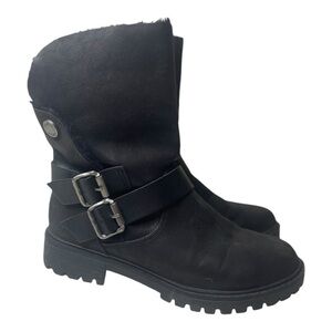 Blowfish Women’s Randall Black Moto Biker Boots